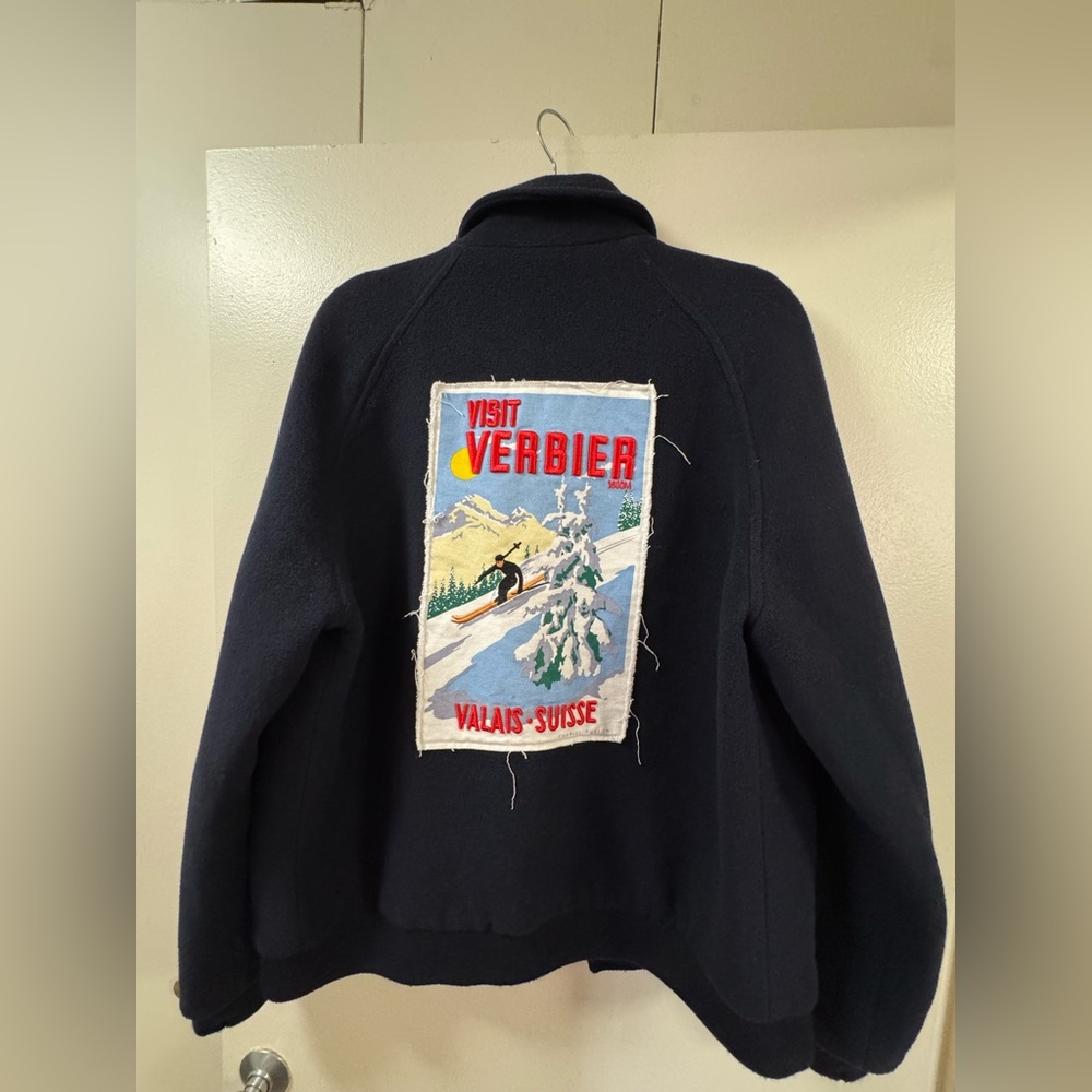Navy Jacket with Verbier Patch